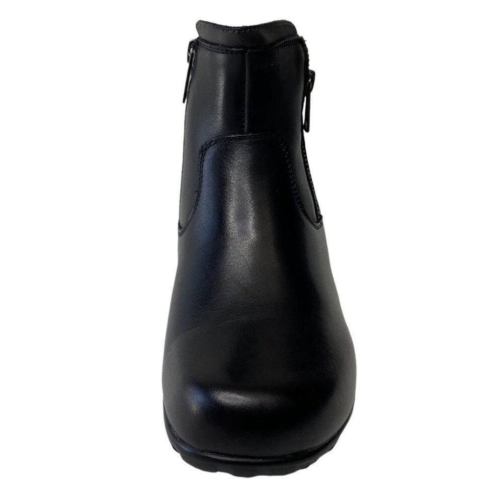 Propet Darley Ankle Booties Shoe Women's 6.5 Black Leather Cushioned Comfort - Picture 3 of 12